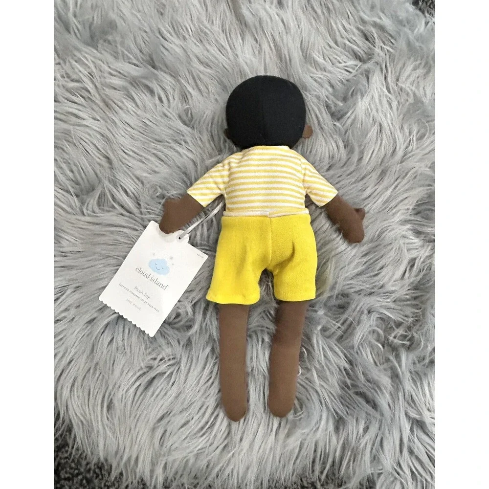 Cloud‎ Island Yellow Stripe Mustard Plush Dark Skin 13